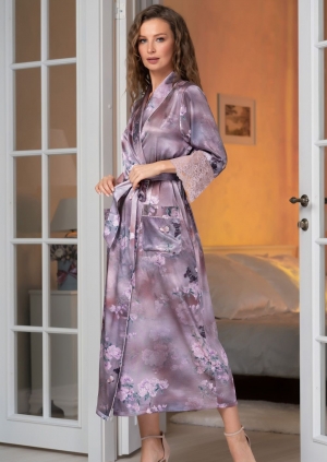 Халат шёлковый