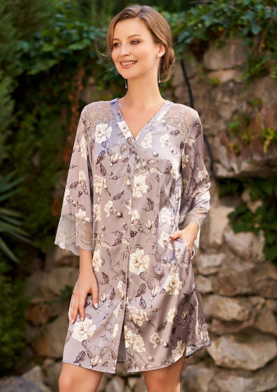 Халат шёлковый