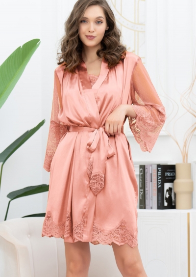 Халат шёлковый