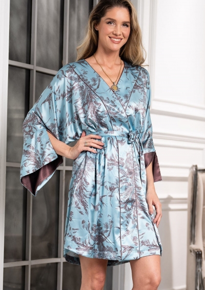 Халат шёлковый